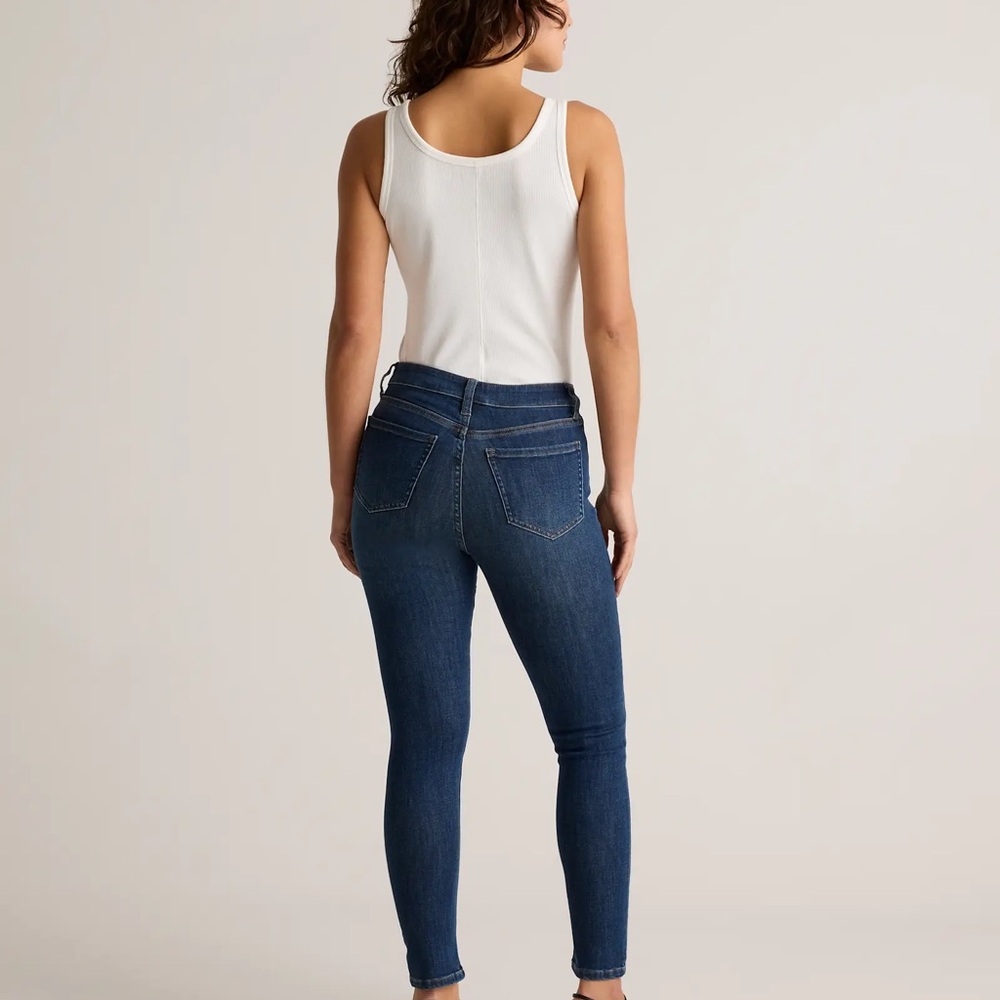 Quince Dark Blue Women's Skinny Jeans